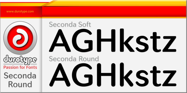 Seconda Round Font preview